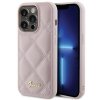 Guess GUHCP15LPSQSQSP iPhone 15 Pro 6.1 różowy/pink hardcase Quilted Metal Logo